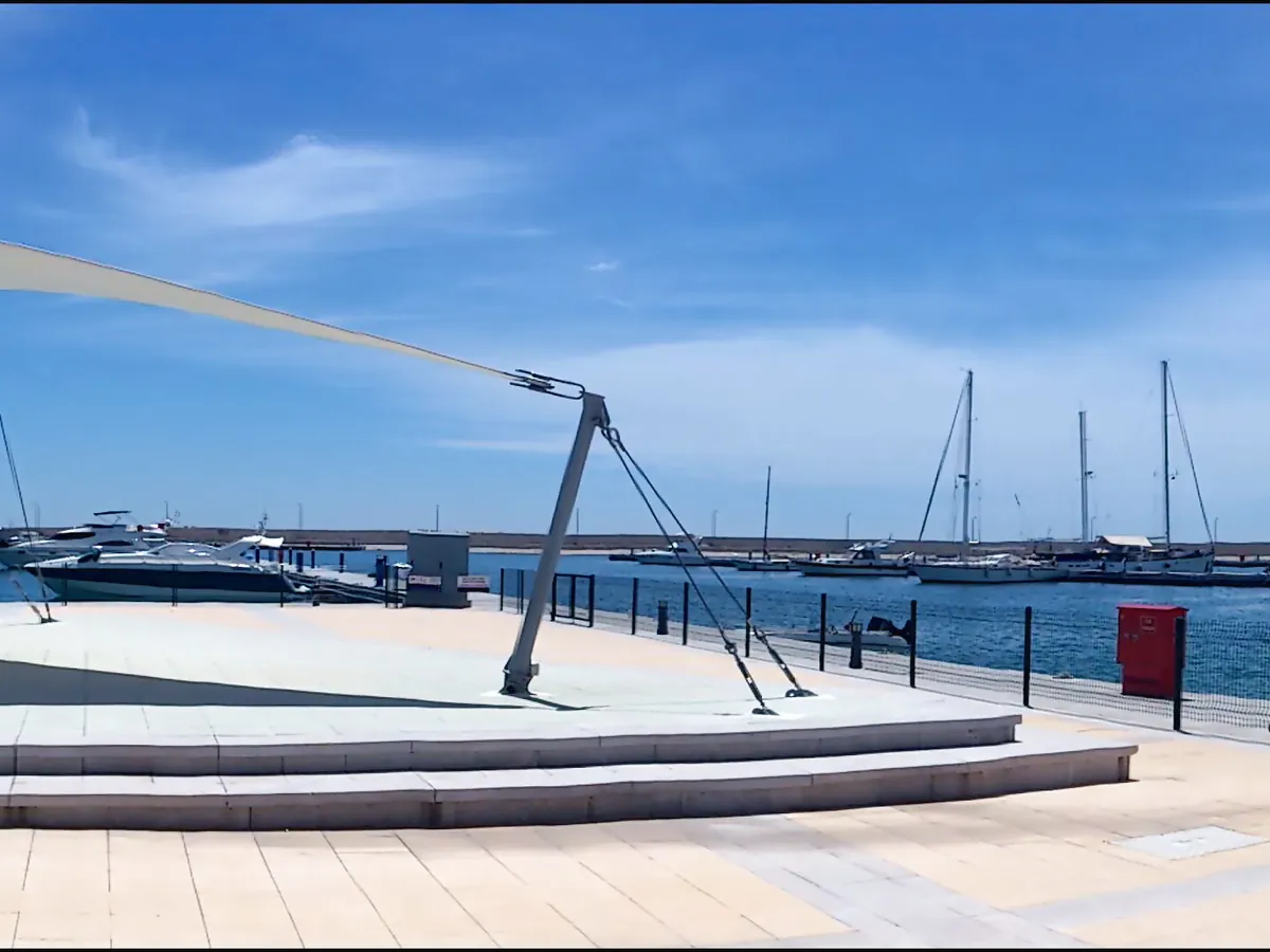 Mersin Marina, the city's yacht harbour and waterfront promenade